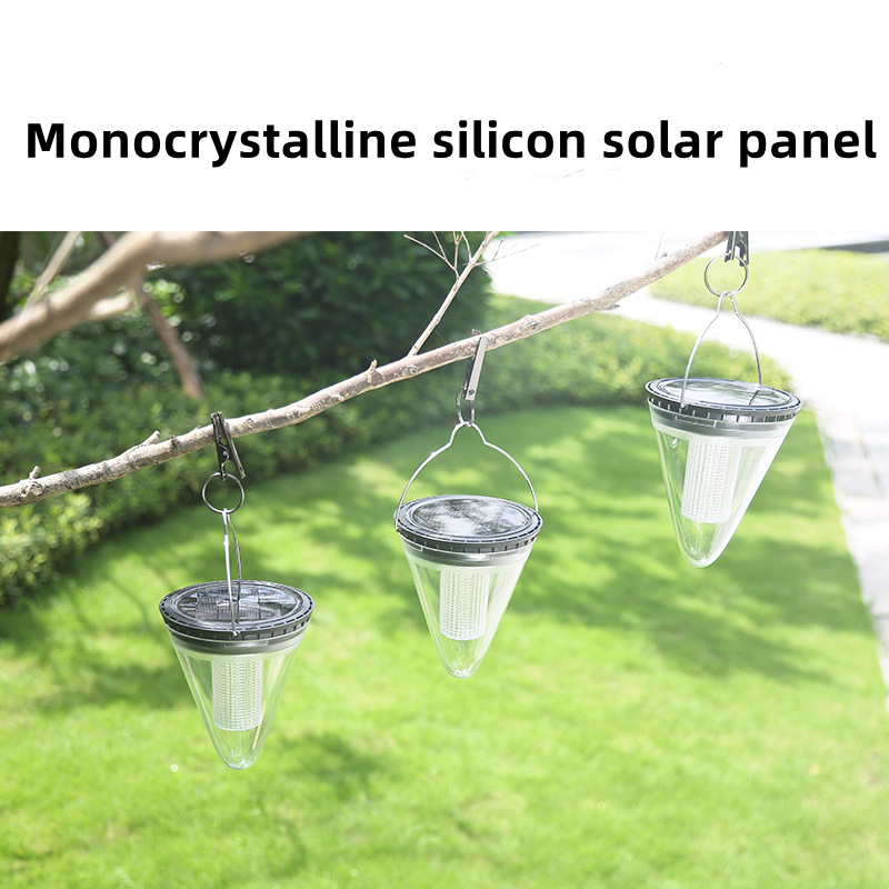 Solar Powered Canopy Lamp for Outdoor Landscape Lighting 48000 Hour Working Lifetime