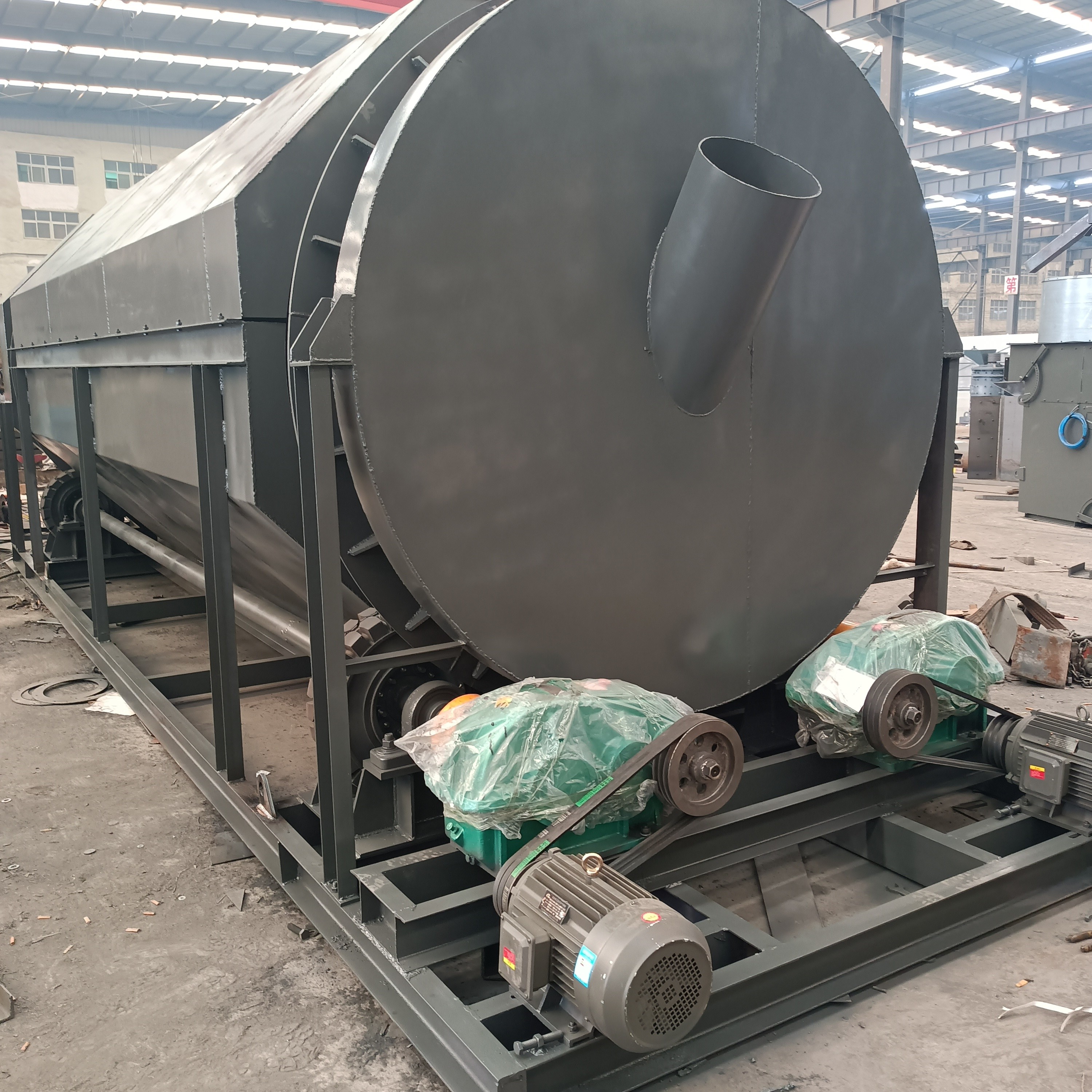 Industrial Rotary Drum Screens Achieve Super Solids Separation 10-300t/H