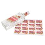 Custom Made Clear Labels Personalized Waterproof Wine Bottle Labels