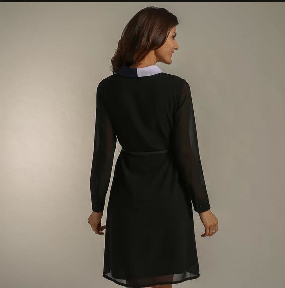 High Quality Dress ladies office wear dresses office chiffon dress