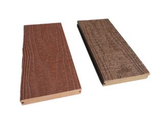 China FSC Woodgrain 140mm 25mm WPC Decking Boards wholesale