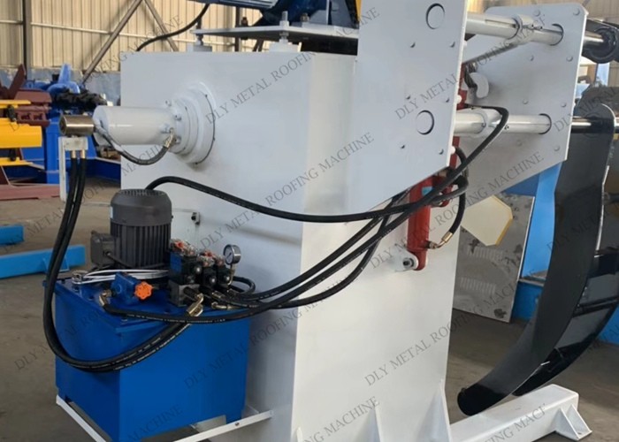 CE Heavy Duty Decoiler 1250mm Metal Decoiler Machine For Galvanized Coil