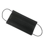 Light Weight Disposable Black Face Mask , Waterproof Disposable Mouth Mask