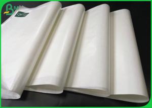 China 30gsm 35gsm 38gsm Greaseproof Wrapping Paper , Hamburger / Sandwich Wrapping Paper wholesale
