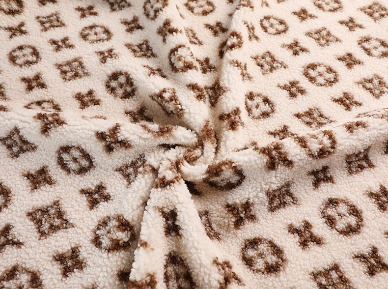 Single Side Sherpa Fleece Lining Fabric For Jacket Women Garment Blankets Pillowslip