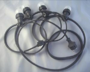 China Light belt / Small LED Light / Light Chain / E27/B22 Led cable loom IP44 wholesale