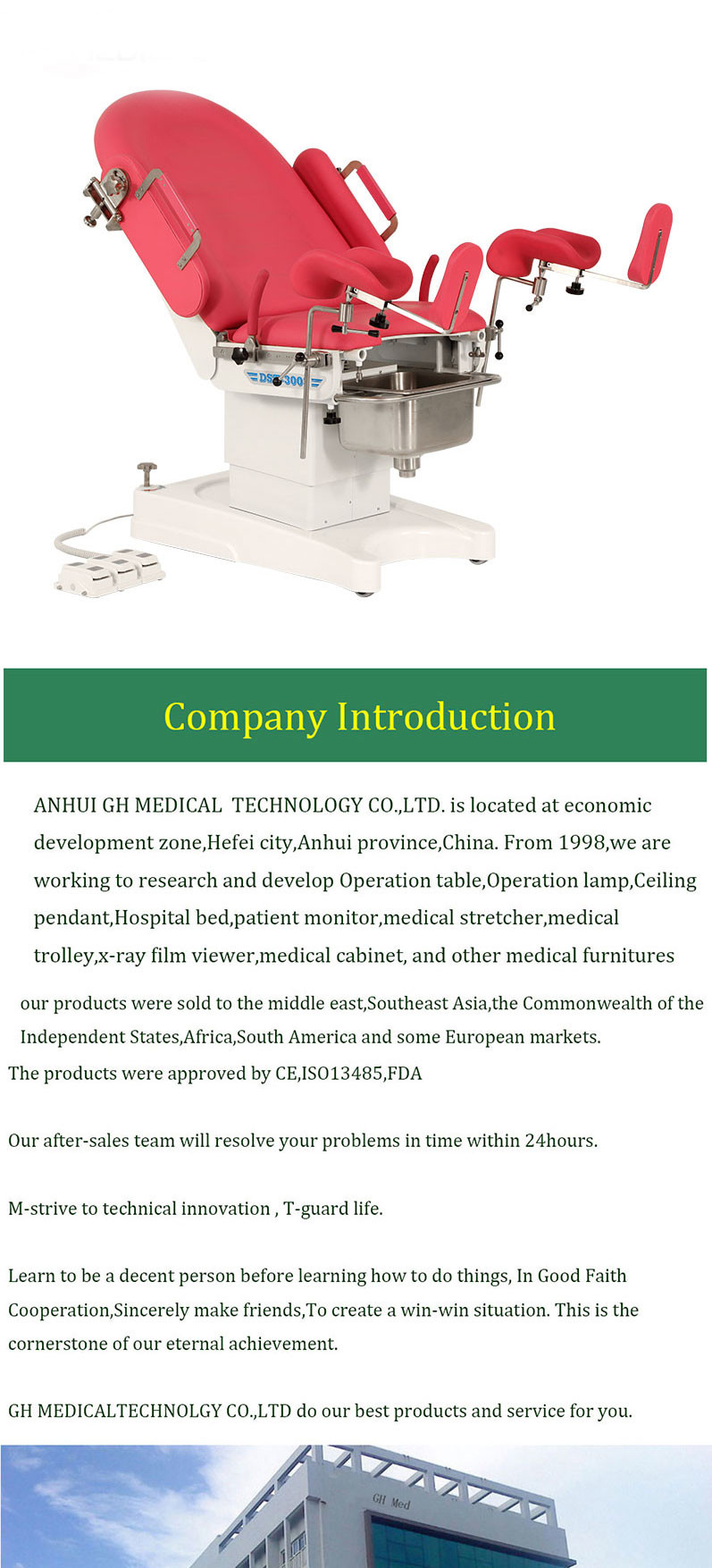 Orthopaedics Obstetric Operation Table Luxury Electric Gynecological Operating Table