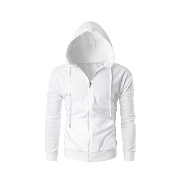 Custom Drawstring Gym Long Sleeve Mens Plain Over Size Sweatshirt Pullover Slim Fit Lightweight Zip-up Sports Hoodie