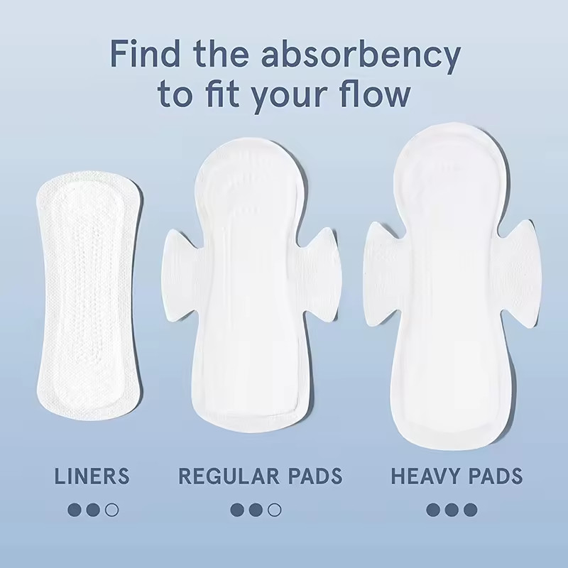 OEM brand name blue chip women pads sanitary pads napkin manufacturer in China