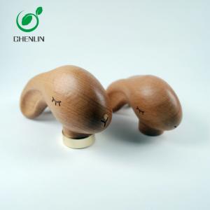 China Walnut Log Solid Wooden Umbrella Handle , Animal Head Umbrella Handle wholesale