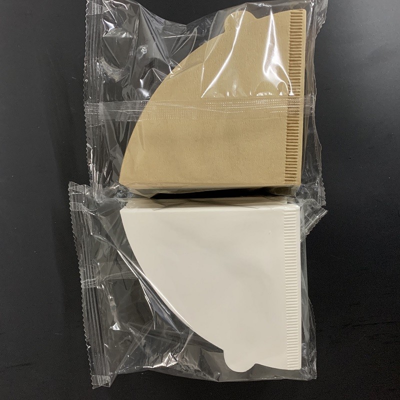 Biodegradable Coffee Drawing Paper V Cone Shaped For V60 Filters 50g/Sqm