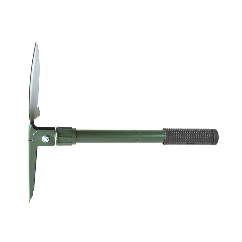 Powder Coated Camping Shovel Multi Function Small Size Foldable Emergency Shovel CS100