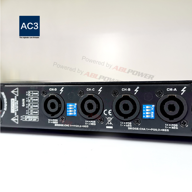 Bar 34KHz Stereo 1200W Digital Power Amplifiers