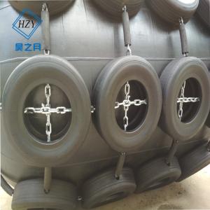 China 2500x4000mm Pneumatic Marine Fender Berthing Black Boat Bumpers wholesale