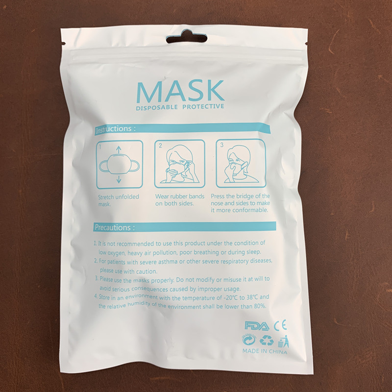 4 Ply FFP2 Face Mask Non Woven Disposable FFP2 Medical Mask Antibacterial