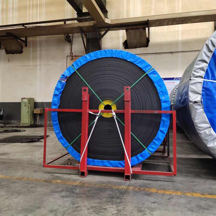 Flexible Wire Rope Conveyor Belt With Low Elongation And Good Flexural Resistance In Ports