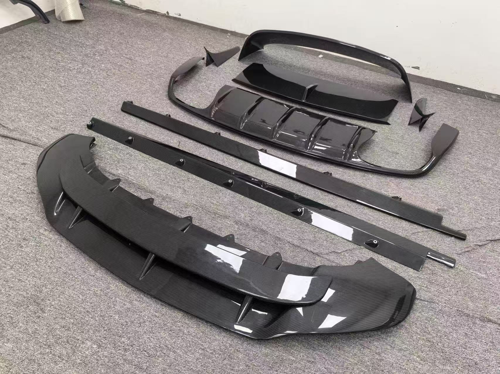 For Bentley Bentayga Carbon Fiber Body Kit Bentayga Upgrades SPE-style Carbon Fiber Front Lip Diffuser Spoiler Side Skirt