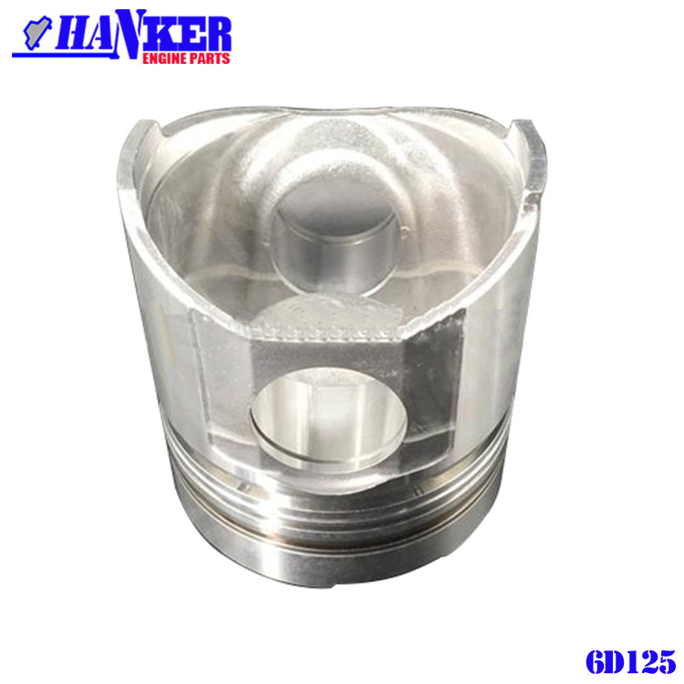6151-31-2171 Excavator Engine Komatsu S6D125 Aluminium Alloy Piston Set