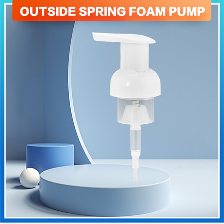 White Core Inside/outside 40mm Foam Pump with Neck Size 40/410