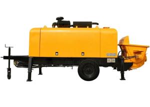 China 80m3/Hr Large Capacity Trailer Concrete Pump 145kw Power For Building Heavy Duty wholesale