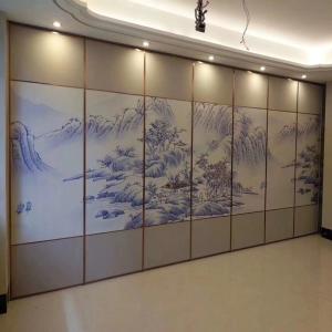 China Customized Movable Wall Folding Partition Walls Painted Different Pictures wholesale