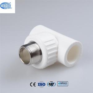 China PN25 Injection Copper Insert Ppr Pipe Fittings Male Tee wholesale