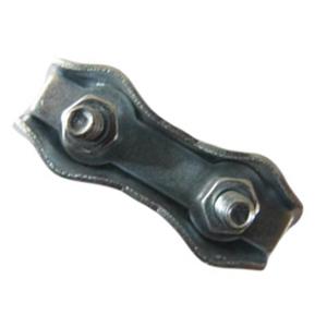 China Stainless Steel Duplex Wire Rope Clamp Clip Carbon Steel Zinc Plated wholesale
