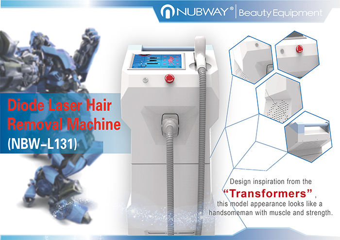 808nm Diode Laser Soprano Hair Removal Machine (NBW-L131)