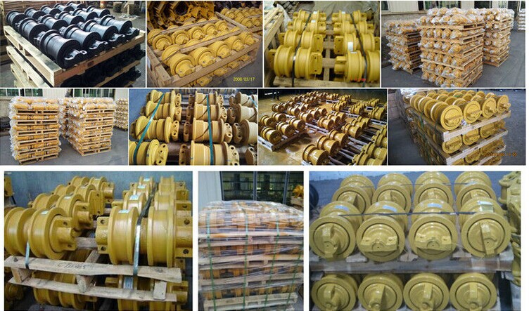 50Mn Material Mini Excavator Idler Roller Assembly