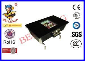 China Black 19Inch Screen Arcade Game Machines With Stainless Steel Legs wholesale