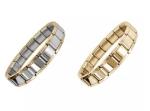 Gold PVD Metal Vacuum Coating Services, Stainless Steel Stretch Bracelet Copper