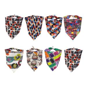 China 100% Cotton Personalized Pet Bandana Breathable Dog Handkerchief Collar wholesale