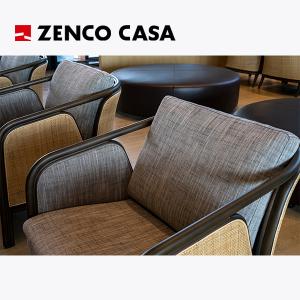 China Hotel Leisure Furniture Fixed Multi Person Sofa Rattan Elements Lounge Chair Modern Style Coffee Table wholesale