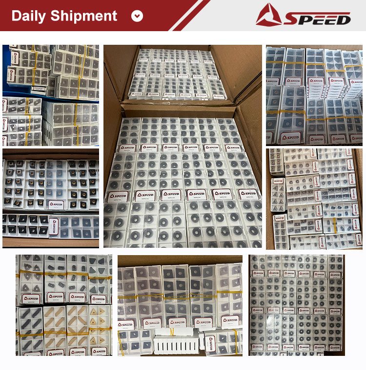 SPEED U Drill Inserts SPMG WCMT SOMT SPMG060204 CNC Carbide U Drill Tools
