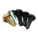 Yellow Zinc Pan Head Self Drilling Metal Screws Corrosion Resistant