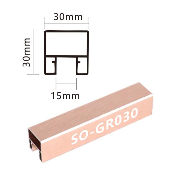 Electrophoresis Multi-Color Aluminum Alloy Railing Light for Luxury Style