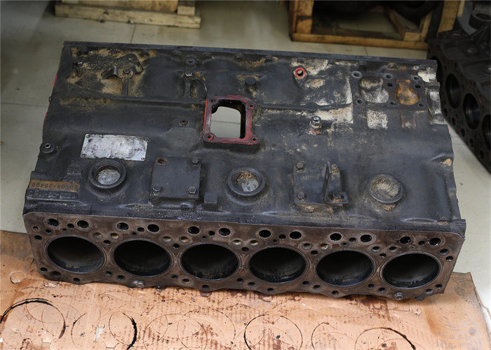 6D108-2 Diesel Used Engine Blocks 12 Valve For Excavator PC300-6 Steel Material