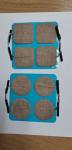 Reusable Tens Electrode Pad For Relieve Pain Body Massage Physical Therapy OEM