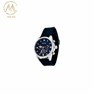 China Factory Custom Logo Luxury Quartz Silicone Sport Strap Wrist Watch wholesale