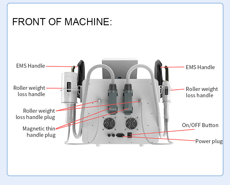 Ultrasonic Muscle Sculptinging Machine Zero Roller RF Body Slimming 13 Tesla