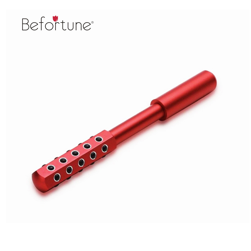 Skin Tightening Uplift Massaging Beauty Roller Wrinkle Remover Red Color