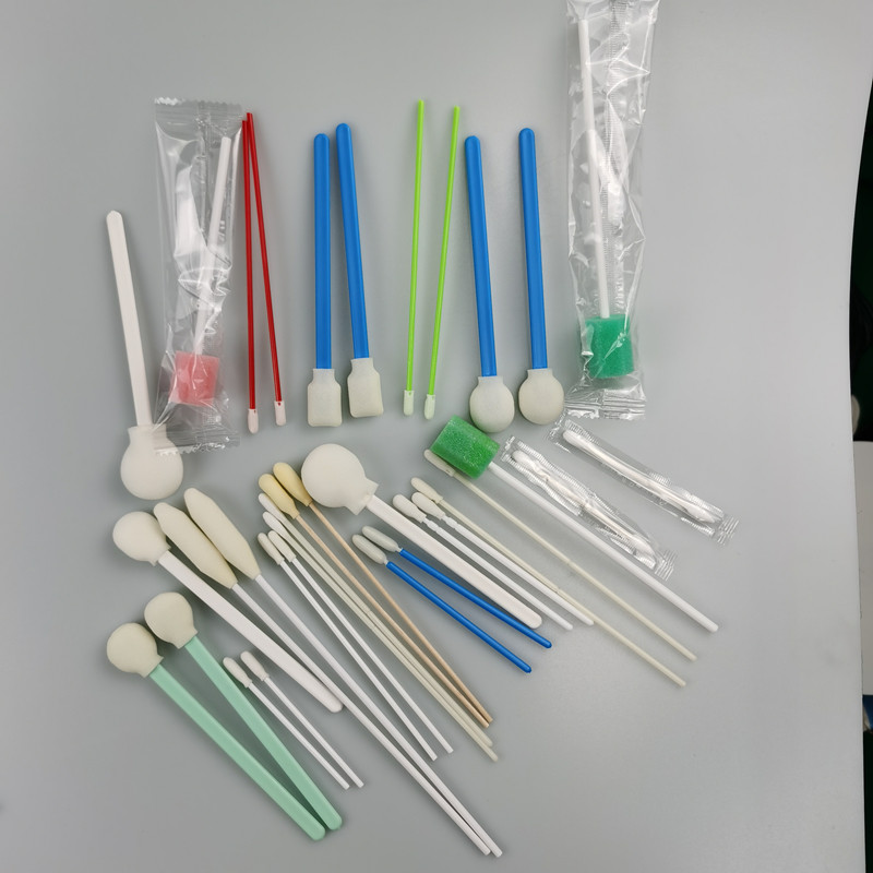 135mm Open Cell Sponge Specimen Collection Swabs With No Fluorescence
