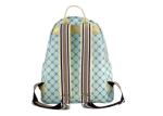 PU Leather Awesome Womens Backpack Bags Light Blue Colored For Travelling