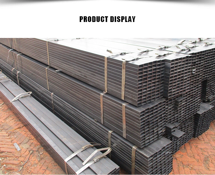 Hot Rolled Q355 2x2 Galvanized Square Tubing 25Mm Ms Hollow Pipe