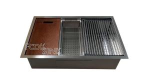 China Household 32 Inch Drop In SS Kitchen Workstation Sink wholesale