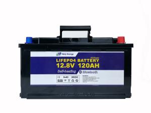 China Electric Vehicles UPS 12.8V 120Ah Deep Cycle Lithium Battery Solar Self Heating wholesale
