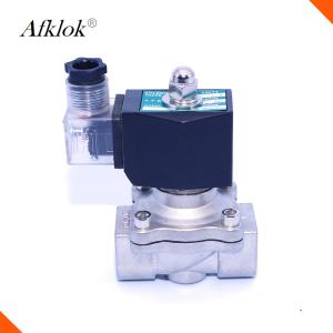 China 2W-320-32B stainless steel 32mm 1-1/4&quot; 12 volt 2 way water solenoid valve wholesale