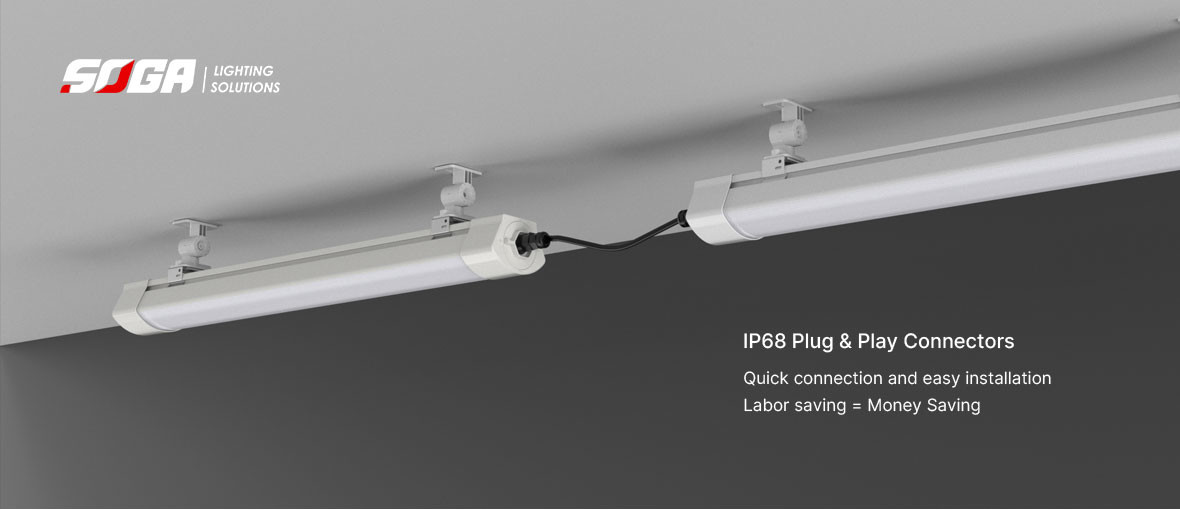 25W Tri Proof Led Light Industrial IP65 Triproof Led Light Length 60cm