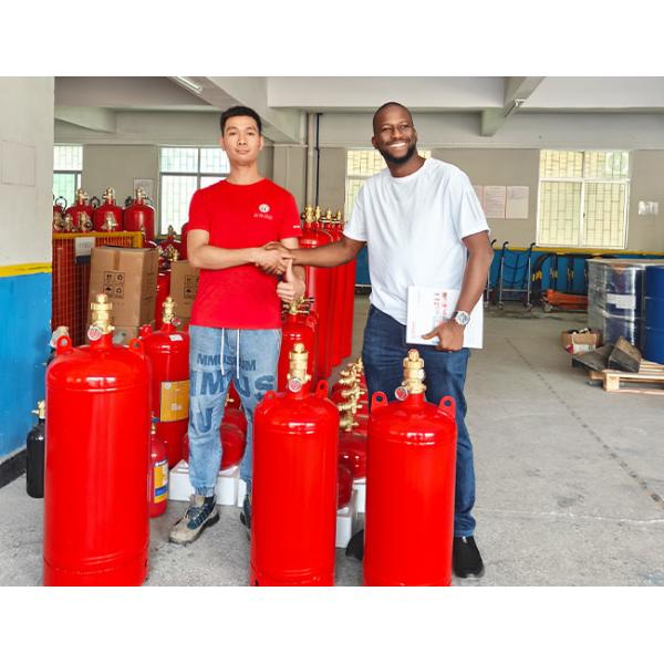 Gas Fire Suppression FM200 Hfc-227ea Cylinders For Industrial Environments