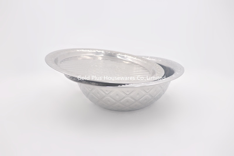 Polishing 50cm Stainless Steel Rice Washing Bowl Kitchen Tools